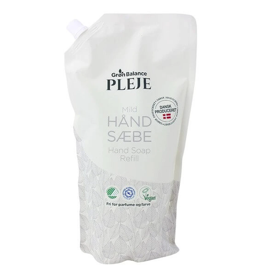 Pleje, organic liquid soap, refill pack, 1 l