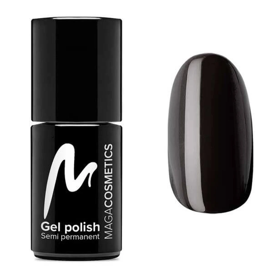 Maga Cosmetics Gel Polish, hybrid polish, color BK0002, 6 ml