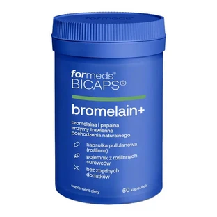 Formeds Bicaps bromelain+, capsules, 60 pcs.