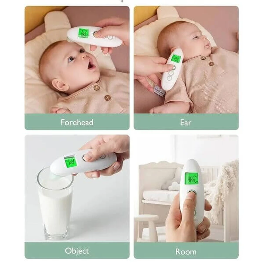 Momcozy Termómetro sin contacto para frente y oído, 1 ud.