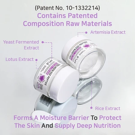 APLB Collagen EGF Peptide Facial Cream, facial firming cream with collagen and EGF peptides, 55 ml.