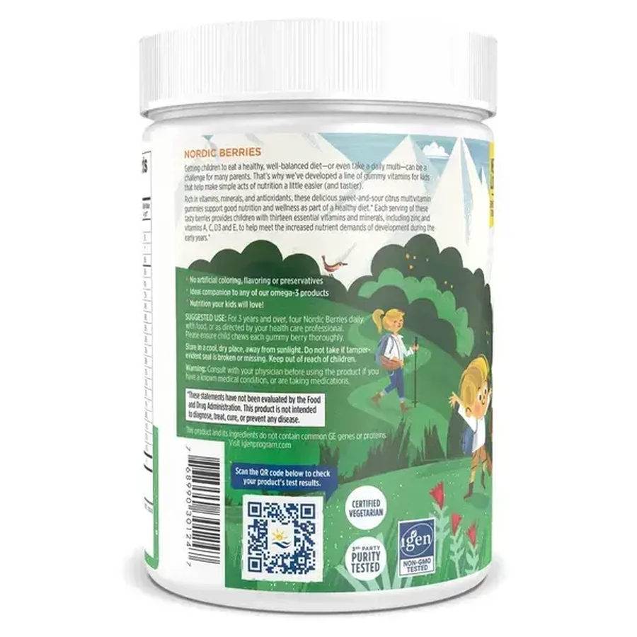 Nordic Berries Multivitamin Sabor Original, gominolas, 200 uds.