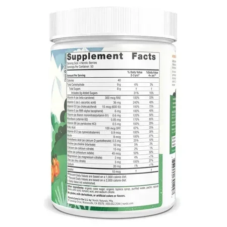 Nordic Berries Multivitamin Sabor Original, gominolas, 200 uds.