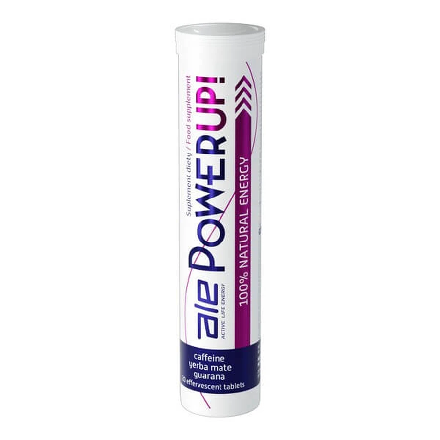 ALE PowerUp, Brausetabletten, Waldfruchtgeschmack, 20 Stück.
