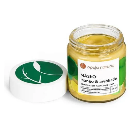 Natura Option, beurre corporel, Mangue &amp ; Avocat, 120 ml