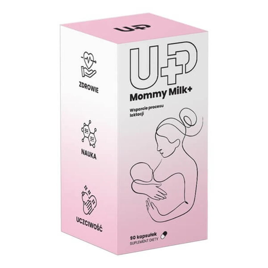 UP Mommy Milk+, Kapseln, 90 Stück.