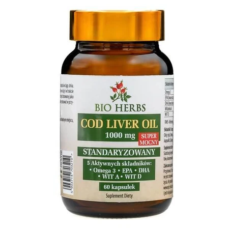 Bio Herbs Cod Liver Oil, capsules, 60 pcs.