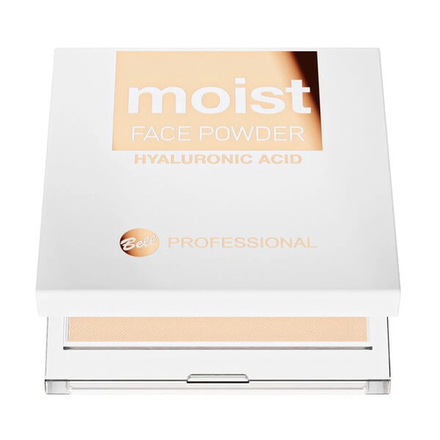 Bell Professional Moist Face Powder, hydraterend poeder voor het gezicht, 02, 10 g