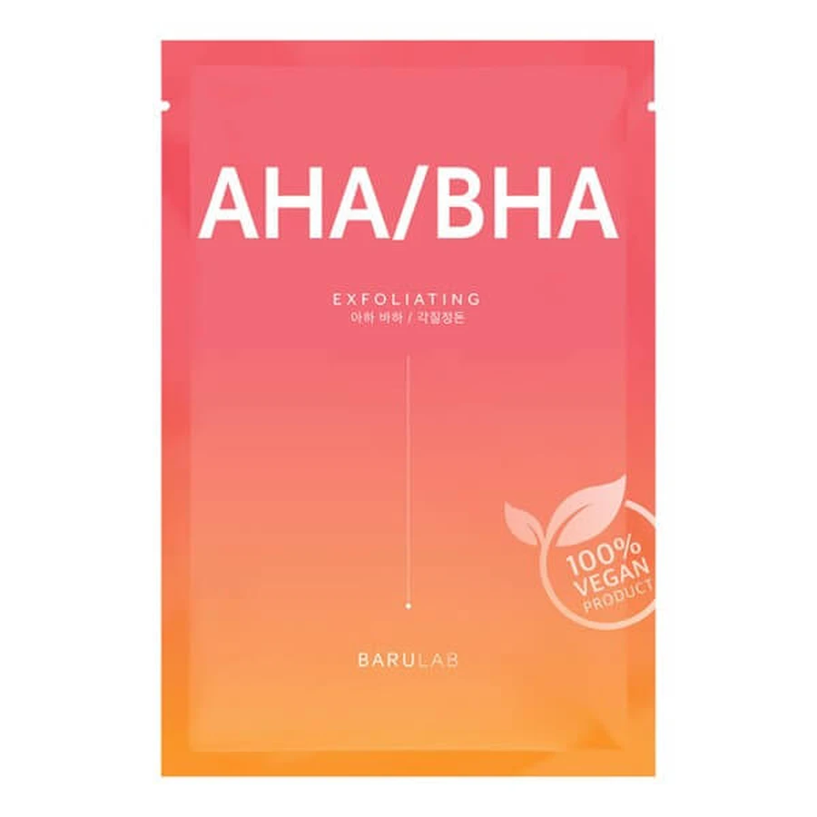 Barulab, Blattmaske mit AHA- und BHA-Säuren, 23 g