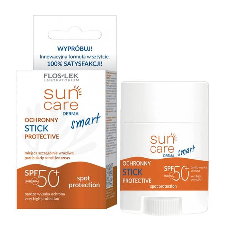Flos-Lek Sun Care Derma Smart, SPF50+ protection stick, 20 g