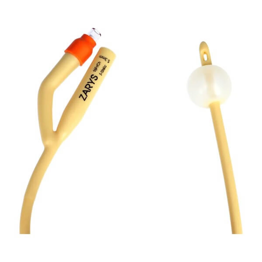 Outline, urological Foley'a catheter, two-way with plastic valve, CH 16/5-10 ml, 1 pc.
