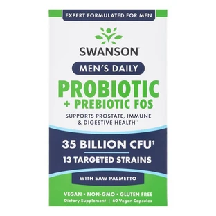 Swason Men's Daily Probiotic+Prebiotic FOS, capsules, 60 st.