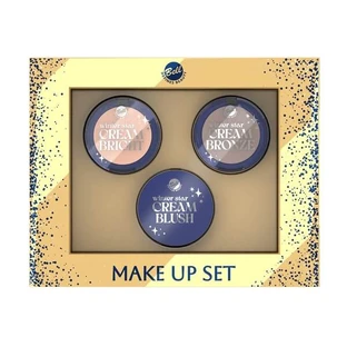 Bell Make Up Set, set de contorno, colorete, 4,5 g + bronceador facial, 4,6 g + iluminador, 3,5 g