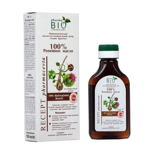 Laboratorio Pharma Bio, aceite de bardana contra la caída del cabello, 100 ml