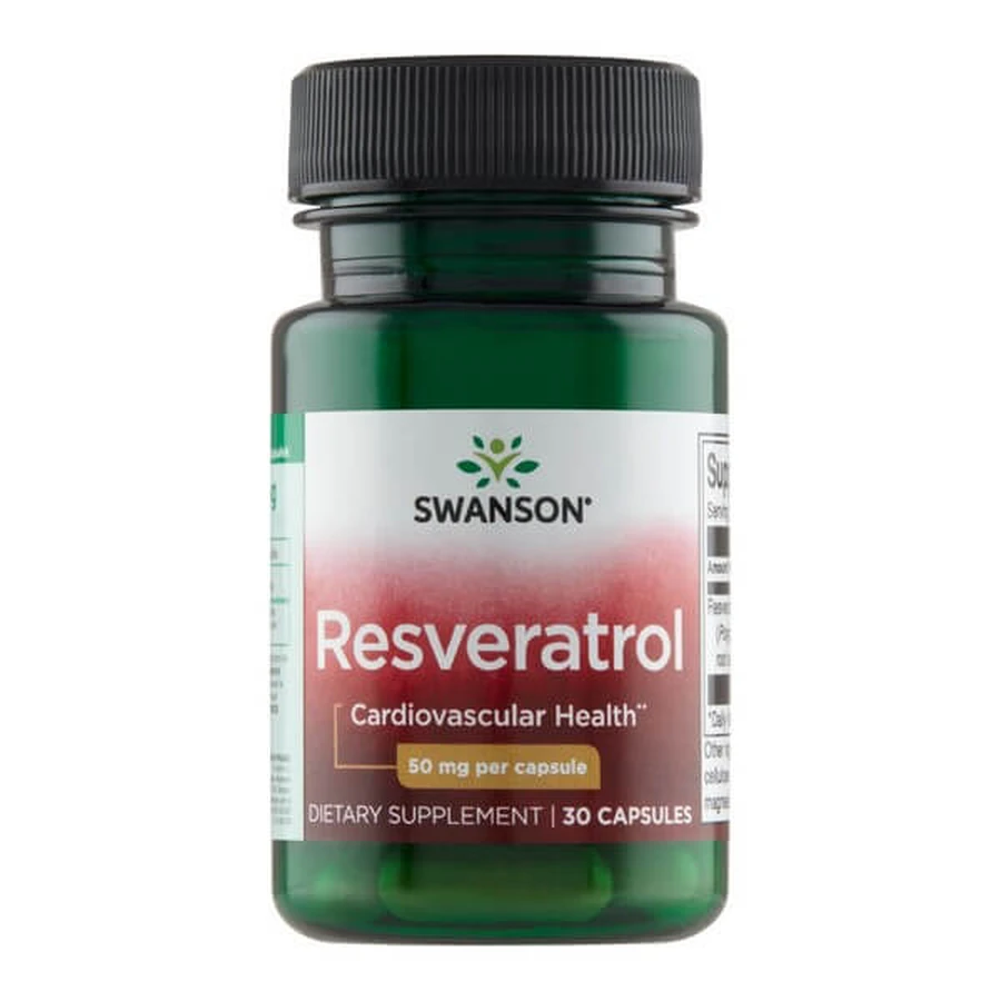 Swanson Resveratrol 50 mg, cápsulas, 30 uds.