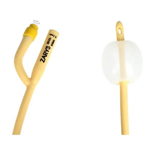 Outline, sonde de Foley urologique, à deux voies avec valve en plastique, CH 20/30-50 ml, 1 pc.