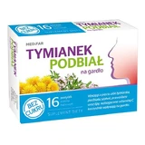 MEDiFAR Thyme and coltsfoot for the throat, lozenges, sugar-free, 16 pcs.