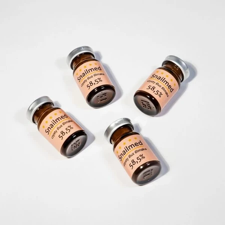 Snailmed, acne huidserum met tomatrol en hyaluronzuur, 4 x 8 ml