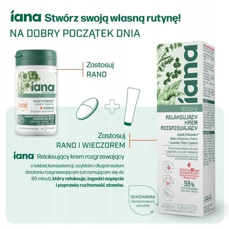 Iana Joint Flexibility + Energy, comprimidos, 60 uds.