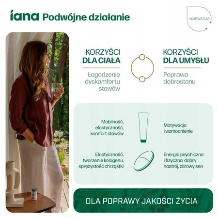 Iana Joint Flexibility + Energy, comprimidos, 60 uds.