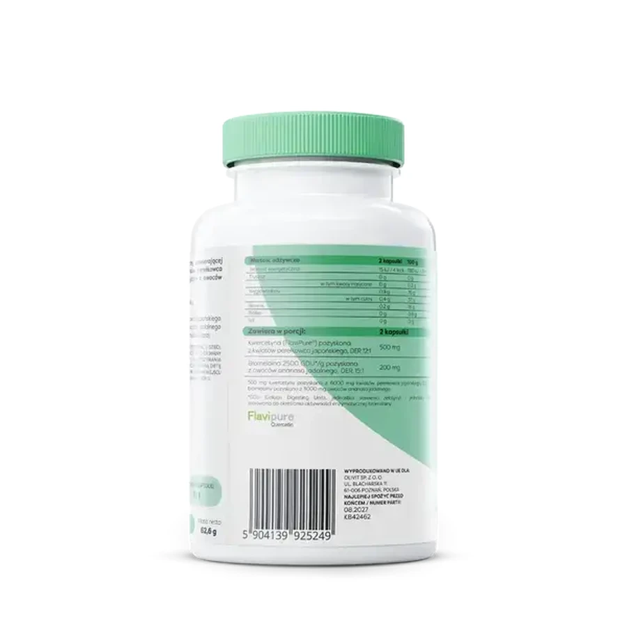 Osavi Quercetin with bromelain, hard capsules, 120 pcs.