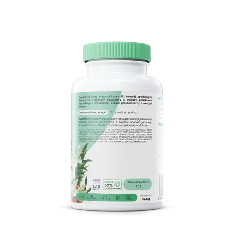 Osavi Quercetin with bromelain, hard capsules, 120 pcs.