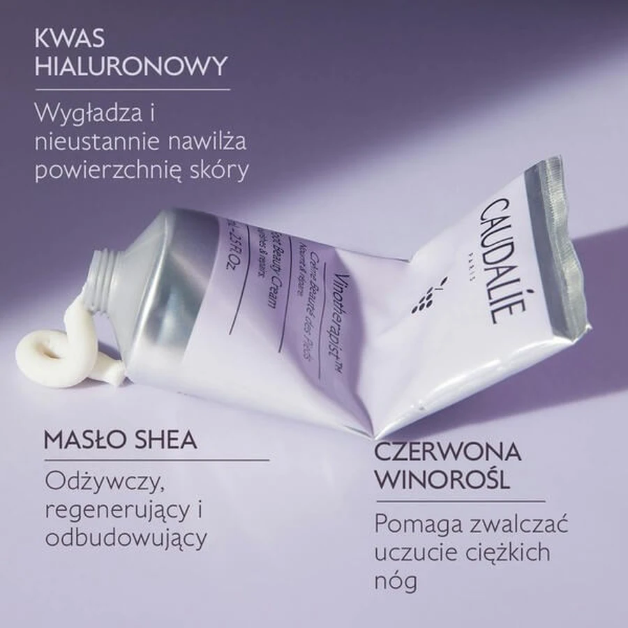 Caudalie Vinotherapist, regenerierende Fußcreme, 75 ml