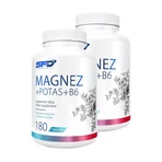 Set 2x SFD Magnesium + Kalium + B6, Tabletten, 180 Stück.