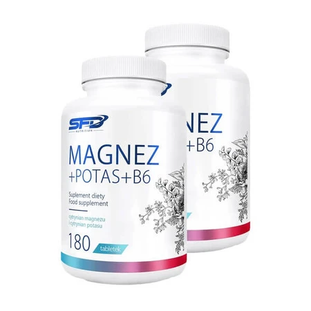 Set 2x SFD Magnesium + Kalium + B6, Tabletten, 180 Stück.