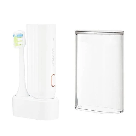 Vitammy Vivo, cepillo de dientes sónico con estuche, color blanco, 1 ud.