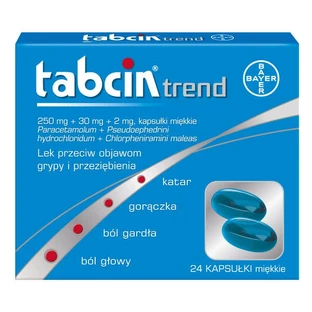 Tabcin Trend, capsules molles, 24 pièces.