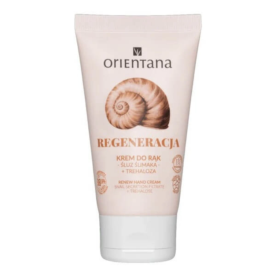 Orientana, natural hand cream with snail mucus, 50 ml