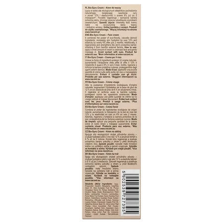 Nacomi Ethic Care Bio-Sync, krem do twarzy, 50 ml: ceny i cechy