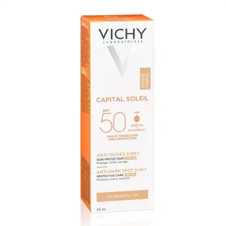 Vichy Capital Soleil Anti-Pigmentation Colour Cream with SPF 50+, 50 ml