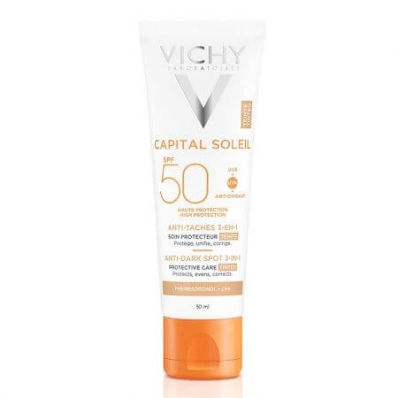 Vichy Capital Soleil Anti-Pigmentation Colour Cream with SPF 50+, 50 ml