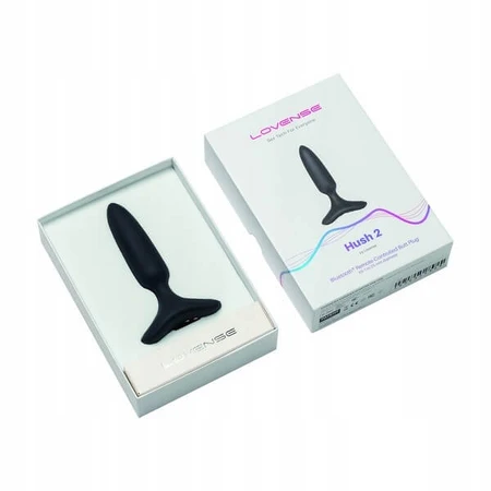 Lovense Hush 2 Butt Plug 25 mm, vibrating anal plug, 1 pc.