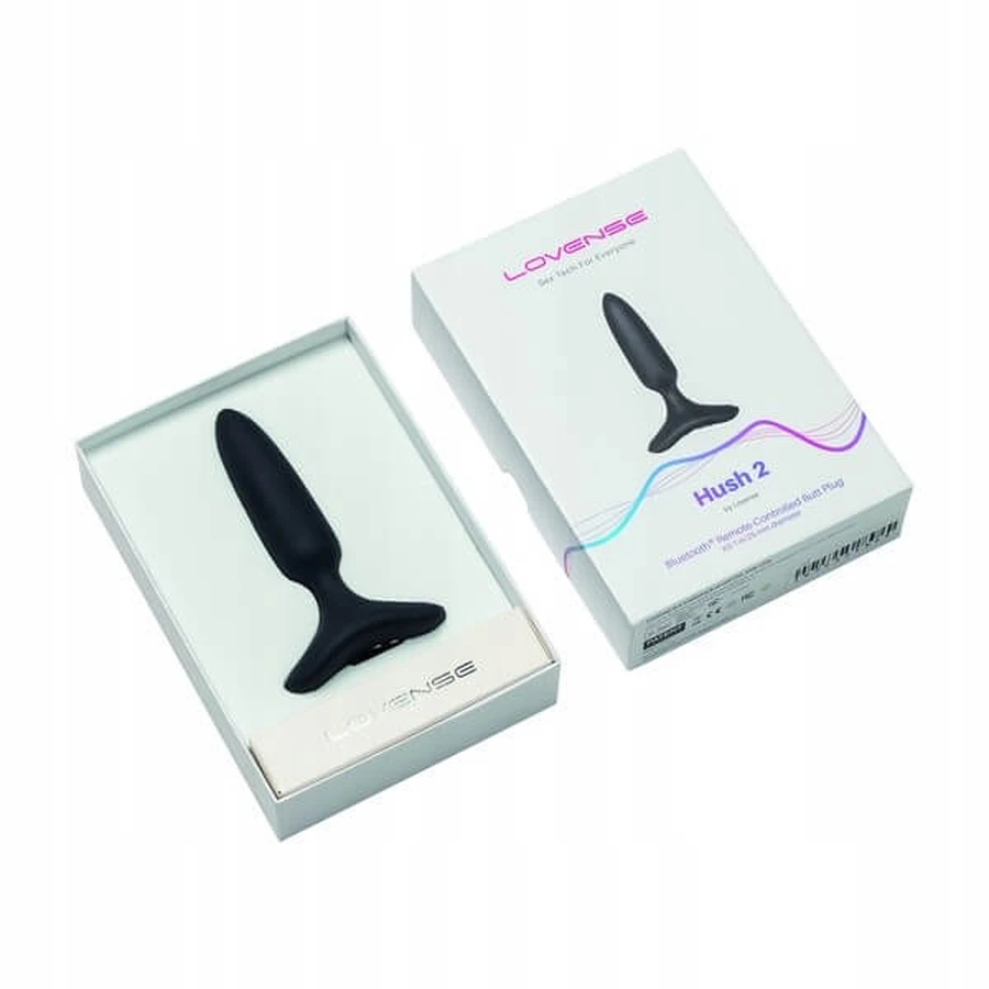Lovense Hush 2 Butt Plug 25 mm, vibrating anal plug, 1 pc.