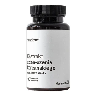 Sundose Koreaans ginsengextract, harde capsules, 90 st.