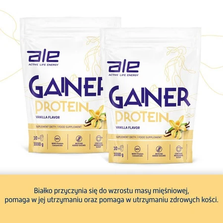 ALE Gainer Protein Vanilla Flavor, powder, 1000 g
