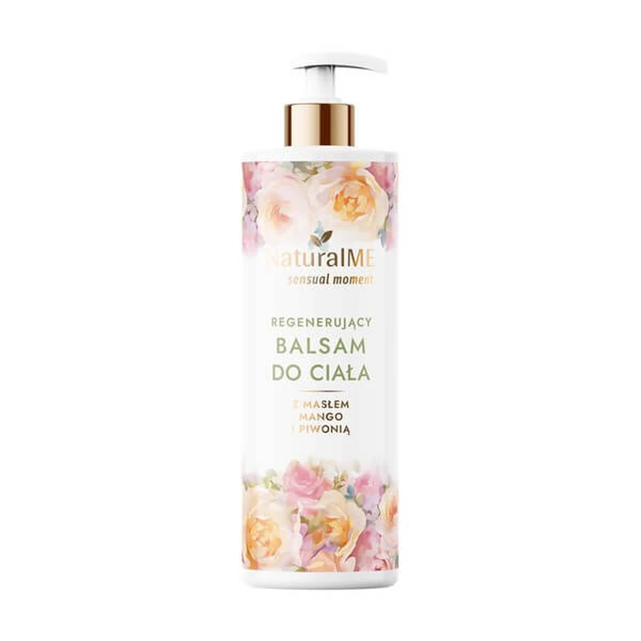 NaturalME Sensual Moment, regenerating body lotion with mango butter and peony, 500 ml