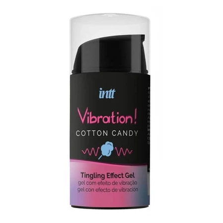 Intt Vibration! Cotton Candy, stimulating gel, 15 ml