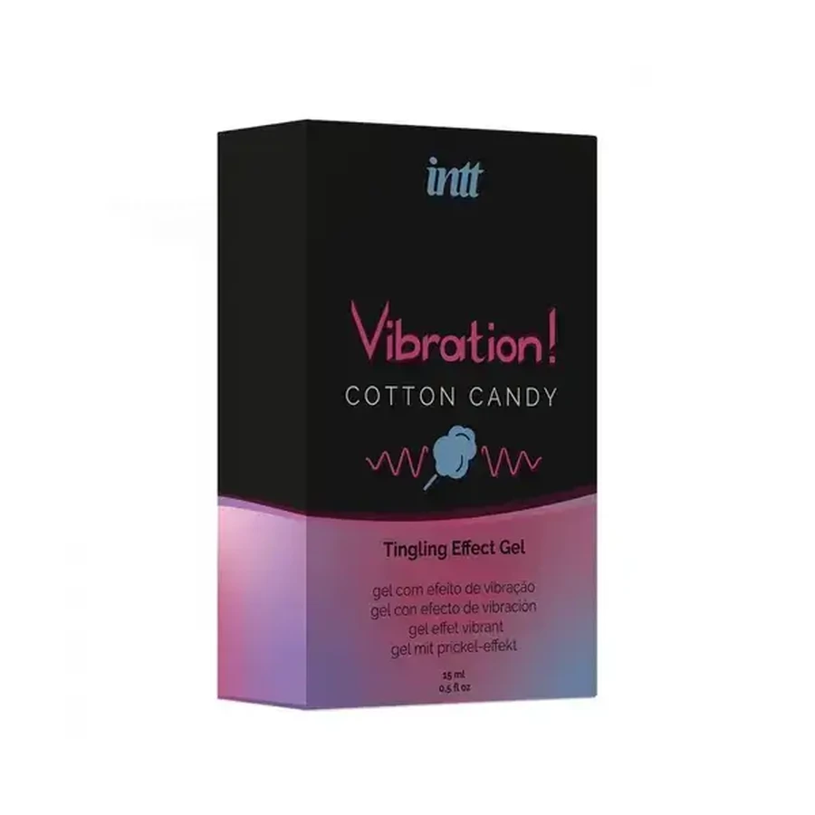 Intt Vibration! Cotton Candy, stimulating gel, 15 ml
