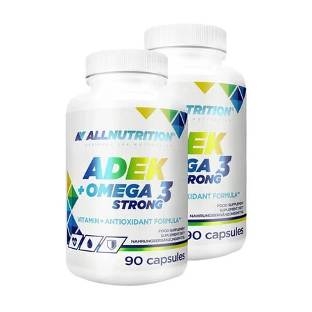 Set of 2 x Allnutrition ADEK + Omega 3 Strong, capsules, 90 pcs.
