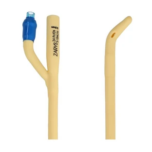 Outline, cathéter urologique de Foley'a, à deux voies avec valve en plastique, et embout de Tiemann, 24/5-10ml, 1 pc.