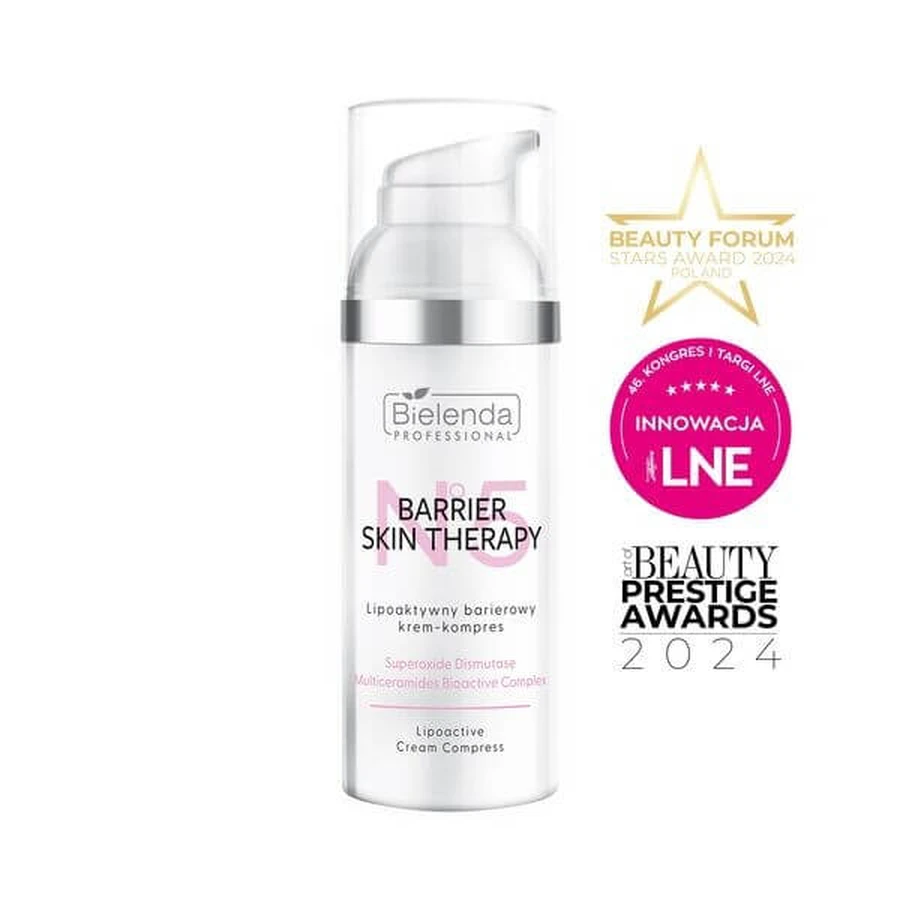 Bielenda Professional Barrier Skin Therapy, lipoactive barrier cream-compress, 50 ml