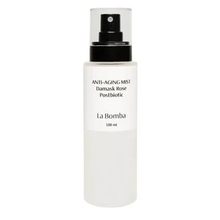 La Bomba, Anti-Aging Nebel Damaszener Rose Postbiotisch, 100 ml.