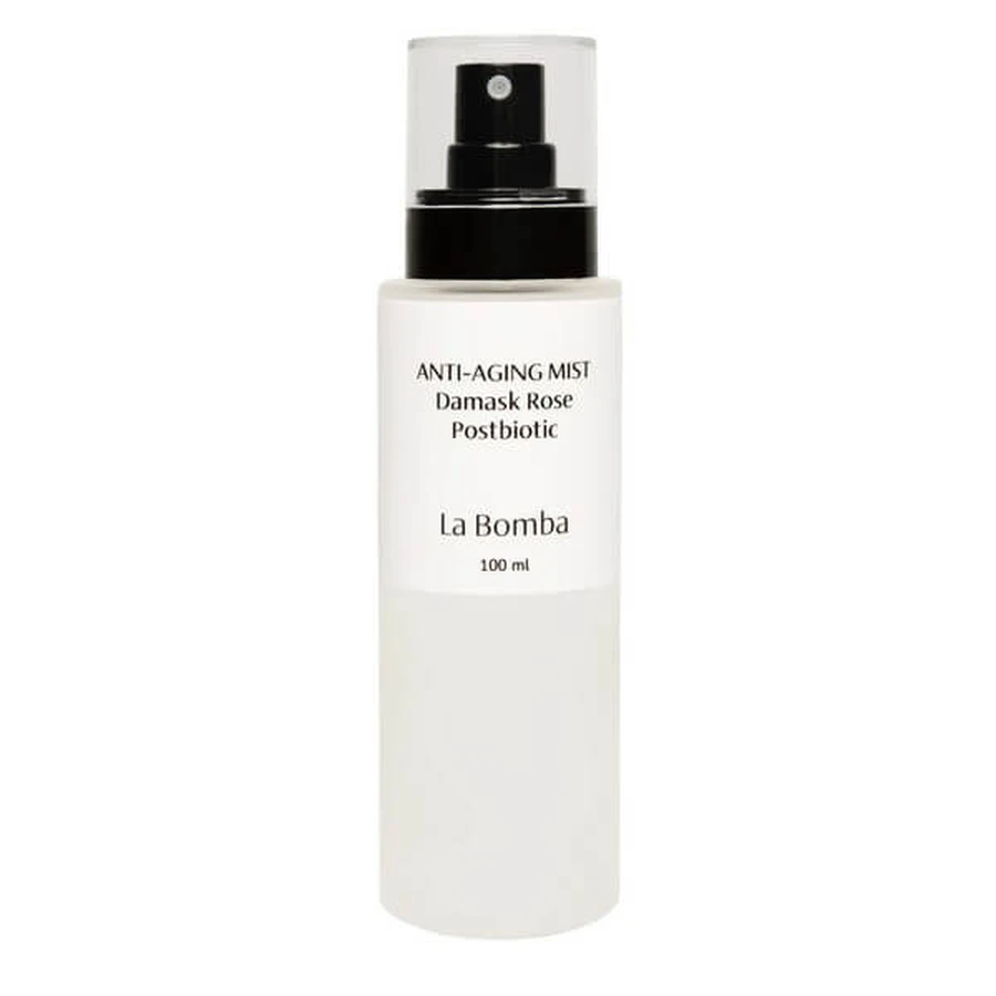 La Bomba, Anti-Aging Nebel Damaszener Rose Postbiotisch, 100 ml.