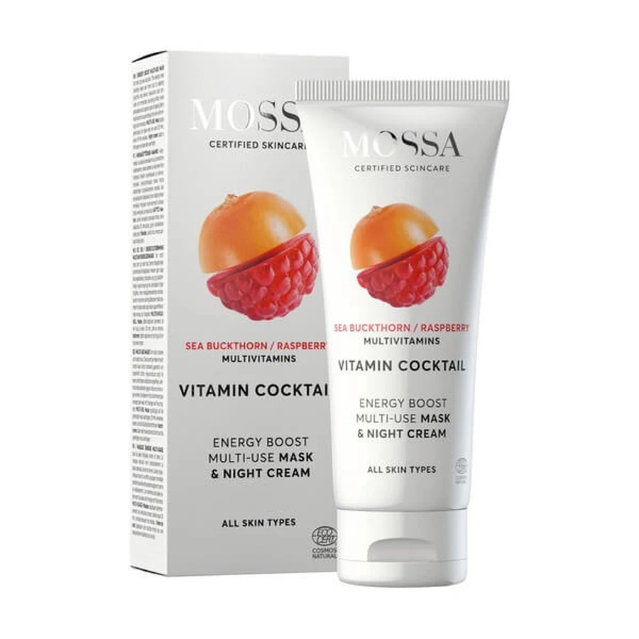Mossa, firming and nourishing mask-cream with sea-buckthorn and raspberry, 60 ml
