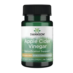 Swanson Vinagre de Sidra de Manzana Doble Fórmula, comprimidos, 30 uds.