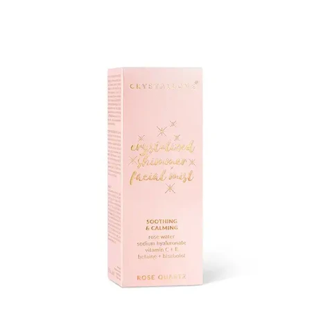 Crystallove, face mist with rose quartz and rose, 100 ml